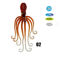 Τεχνητό Savage Gear 3D Octopus 20cm 185gr 02-Brown Glow